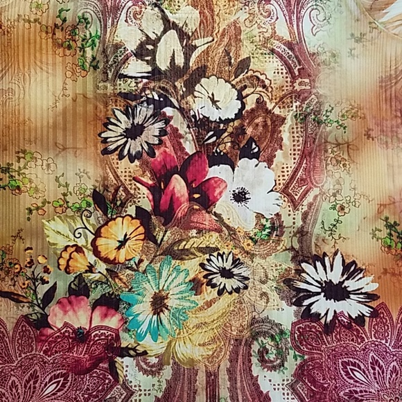 AVENUE stretch vibrant graphic print sz.14/16 travel office church casual - Picture 7 of 7